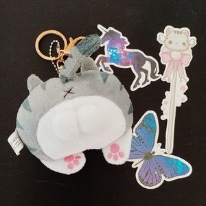 Cat Butt Plushie Keychain🐱